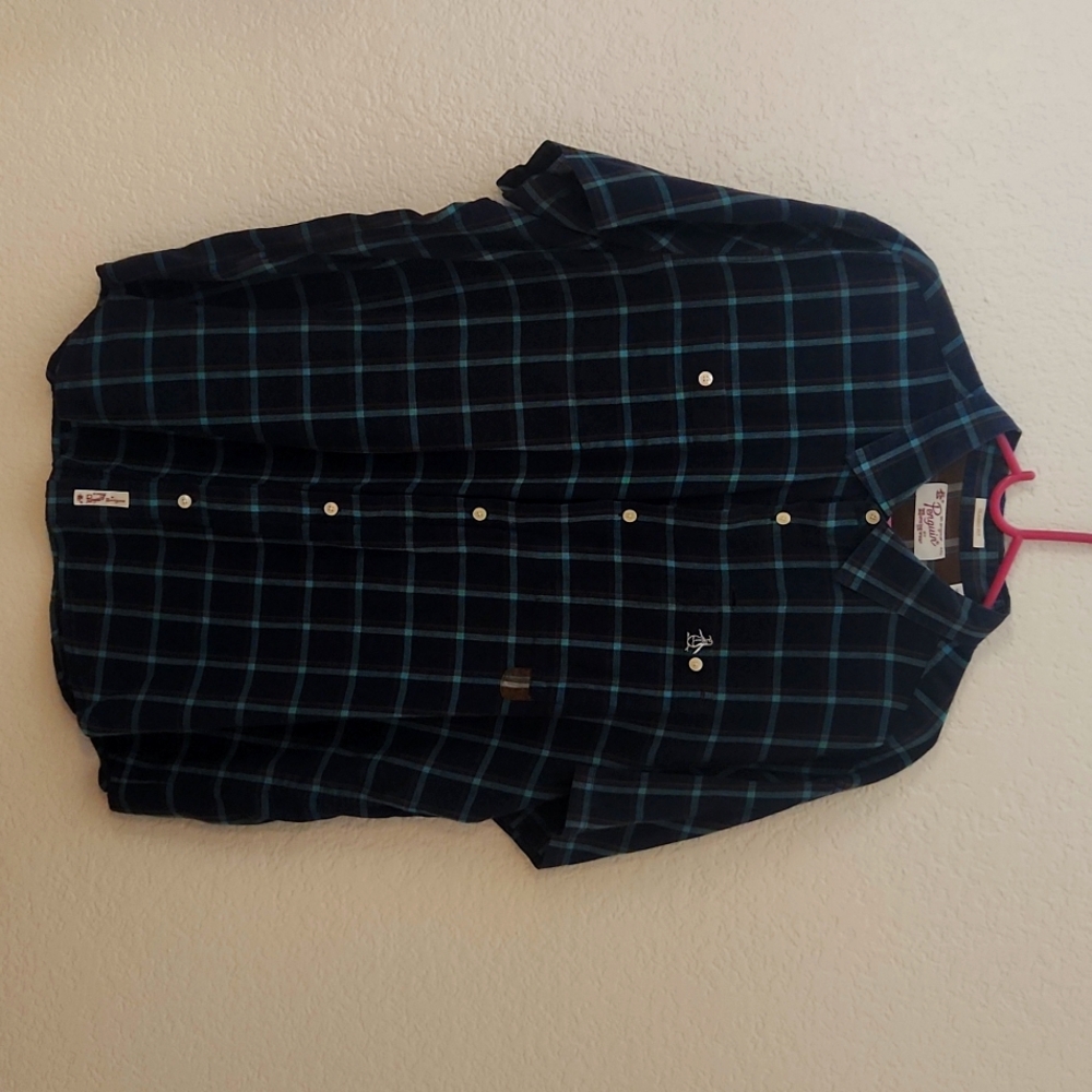 Penguin SS plaid shirt
